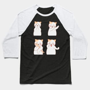 Little cats, Funny cats, Cute Cats, Little Kitten Baseball T-Shirt